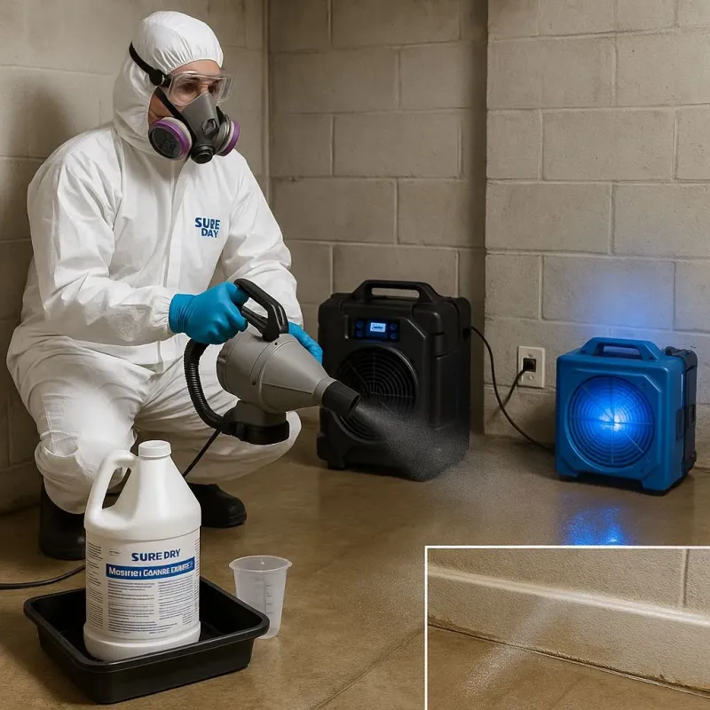 Sanitization and Odor Removal process in Spring Mount, PA