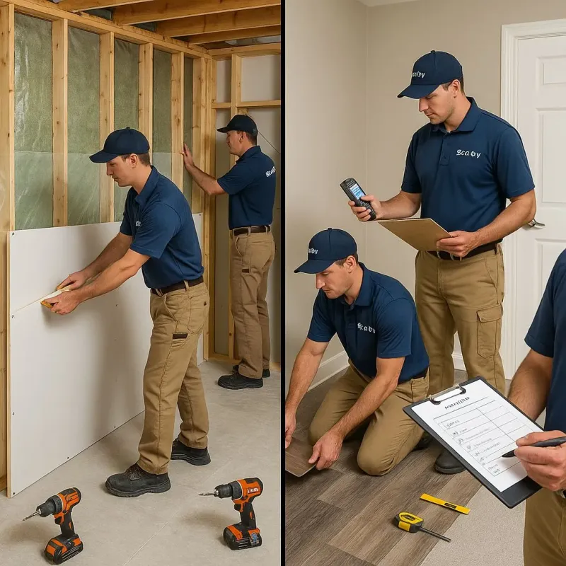 Repairs and Reconstruction process in Spring Mount, PA